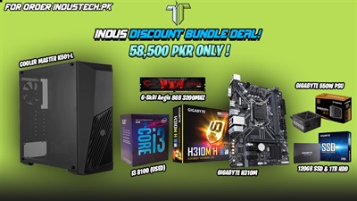 i3-8100 8TH GEN WITH H310M MOBO BUNDLE OFFER