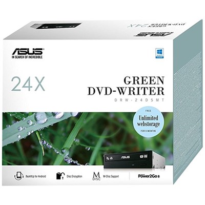 ASUS DRW-24D5MT 24X SATA DVD Writer with M-DISC Support
