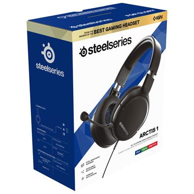 SteelSeries Arctis 1 All-Platform Wired Gaming Headset - Designed For PlayStation (PS5 & PS4) - Black - 61425 