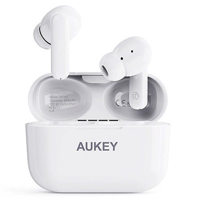 Aukey True Wireless Earbuds TWS With BT 5.0 White 