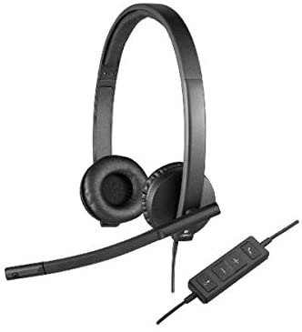 Logitech USB Headset H570e Stereo - Black