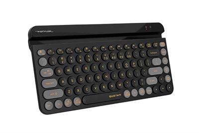 A4Tech FBK30 Fstyler 2.4G Wireless Keyboard Blackcurrant - Avocado - Raspberry - White