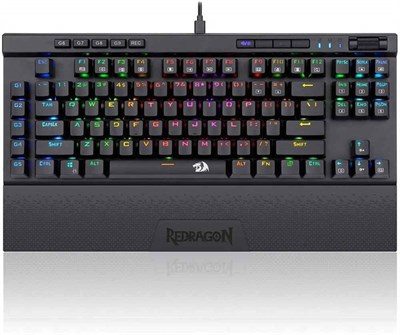 Redragon K587 MAGIC-WAND 87 Keys Compact RGB TKL Mechanical Gaming Keyboard