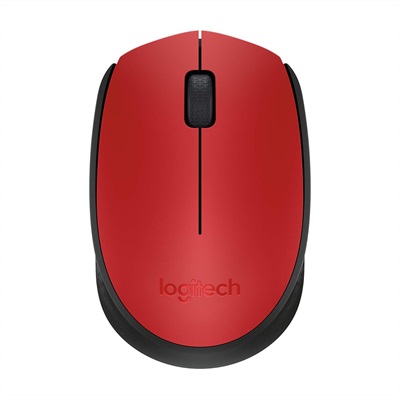 LOGITECH M171 Wireless Mouse (Red)