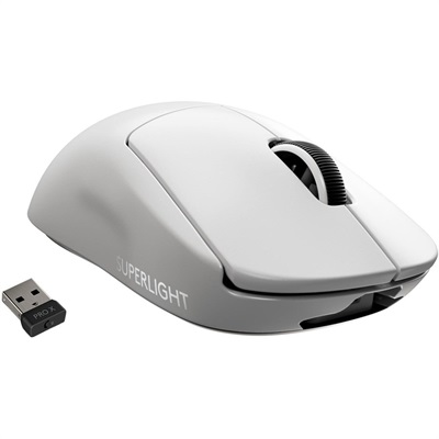 Logitech G PRO X Superlight Wireless Gaming Mouse - White 910-005943 