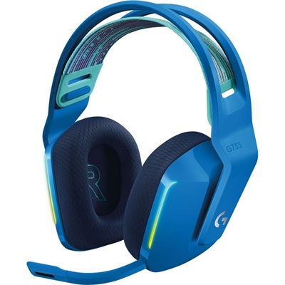 Slightly Used Logitech G733 Lightspeed Wireless RGB Gaming Headset | 981-000943 | Blue