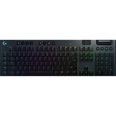 Logitech G915 LIGHTSPEED Wireless RGB Mechanical Gaming Keyboard, Black US International Clicky