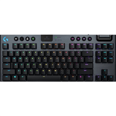 Logitech G915 TKL Tenkeyless LIGHTSPEED Wireless RGB Mechanical Gaming Keyboard (Carbon US Internati