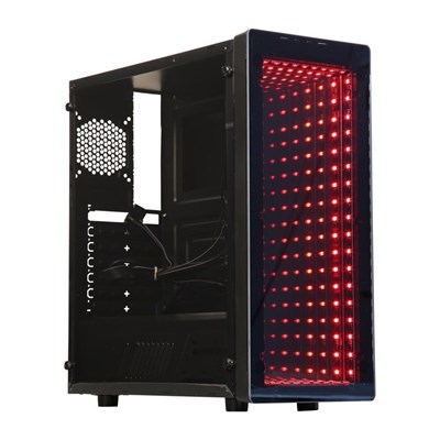 Raidmax Galaxy ATX Mid Tower PC Gaming Computer Case with Front Panel ARGB LED Mirror Effect