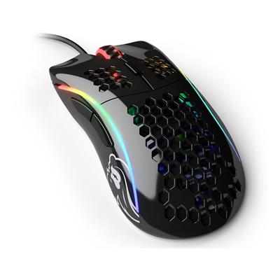 Glorious Model D Glossy Gaming Mouse RGB Black - White 
