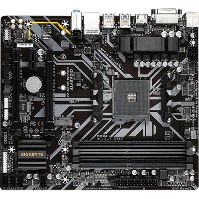 Gigabyte B450M DS3H V2 AMD AM4 Motherboard | Ultra Durable Build, Digital VRM, and RGB LED Support