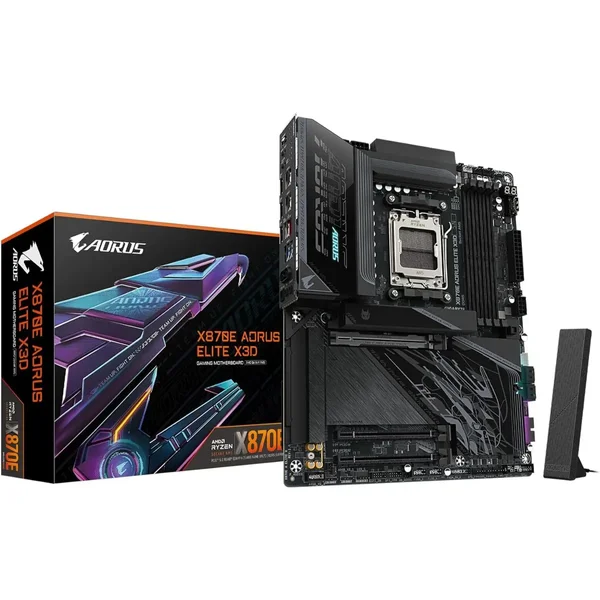 Gigabyte X870E Aorus Elite X3D AMD AM5 LGA 1718 ATX Motherboard