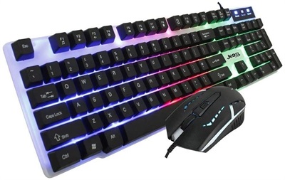 JEDEL GK100 Wired KEYBOARD & MOUSE COMBO GAMING BACKLIGHT 