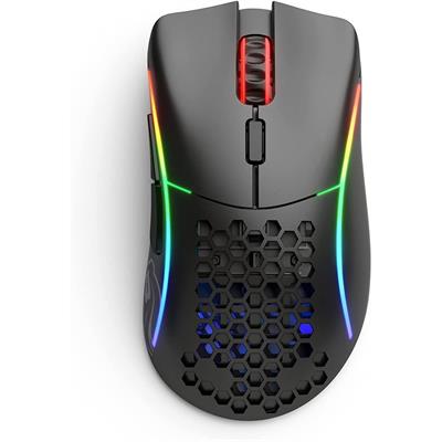 Glorious Model D Minus Wireless Matte Gaming Mouse RGB Black - White 