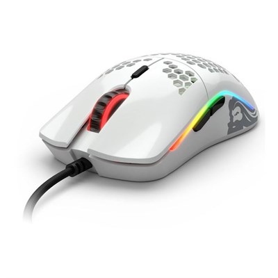 Glorious Model O (Glossy White) Regular 68 Grams RGB Gaming Mouse