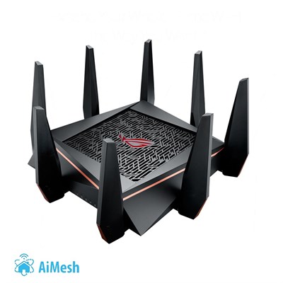 ASUS ROG Rapture GT-AC5300 Tri-Band Wireless-AC5300 Gigabit Gaming Router for VR and 4K Streaming