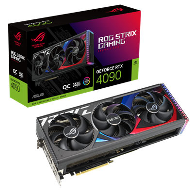 ASUS ROG Strix GeForce RTX® 4090 OC Edition Gaming Graphics Card (PCIe 4.0, 24GB GDDR6X) OPEN BOX