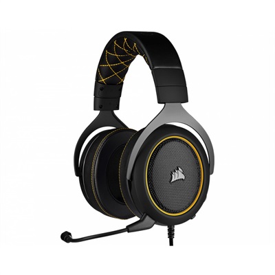 CORSAIR HS60 PRO SURROUND Gaming Headset — Yellow