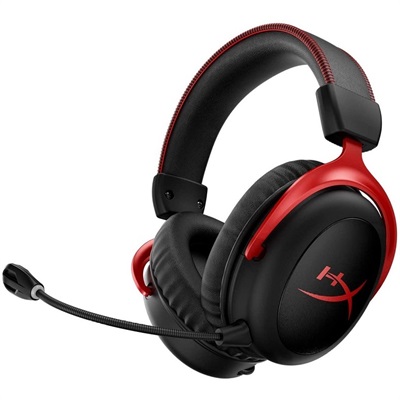 HyperX Cloud II Wireless Gaming Headset Long Lasting Battery Up to 30 Hours 7.1 Surround Sound
