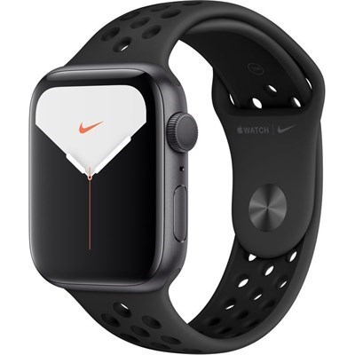 Apple Watch Series 5 (Nike+/GPS Only, 44mm, Space Gray Aluminum, Anthracite/Black Nike Sport Band), 