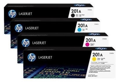 Hp 201a Toner Set Cf400a ,cf401a, Cf402a, Cf403a Black, Cyan, Yellow, Magenta Set