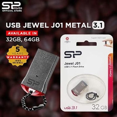 SILICON POWER JEWEL JO1 METAL 3.1 MINI USB 32GB SP032GBUF3J01V1R