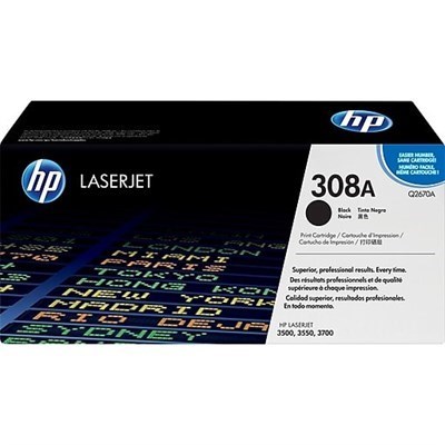 HP 308A Black Original LaserJet Toner Cartridge