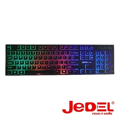 JEDEL K510 ERGONOMIC GAMING KEYBOARD RGB WIRED 