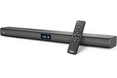 Tribit Soundbar 100W 6-Speaker Surround 2.2 Channel Remote Control Optical/Aux/USB/HDMI