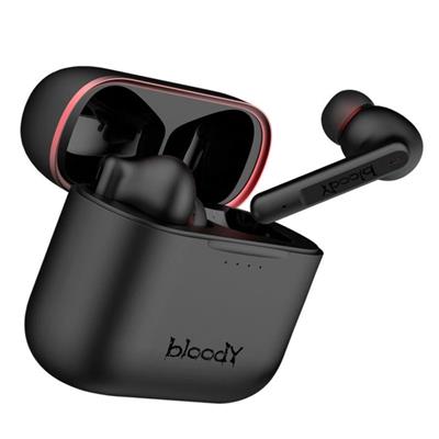 A4TECH BLOODY M90 (BLACK+RED) Wireless Gaming Earbuds 