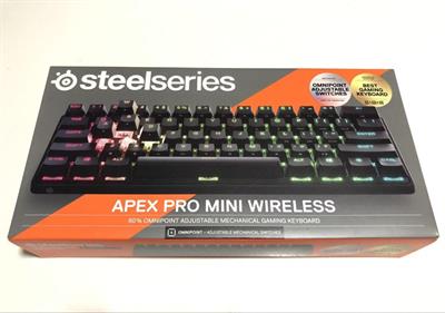 SteelSeries Apex Pro Mini Quantum 2.0 Wireless - Omnipoint Adjustable Mechanical Switches Gaming Keyboard - 64842