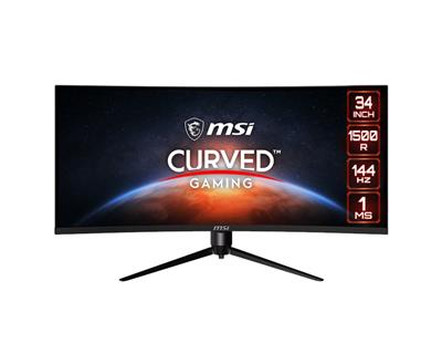 MSI Optix MAG342CQR 34" Curved 144Hz G-SYNC 1MS FHD Rapid IPS Gaming Monitor