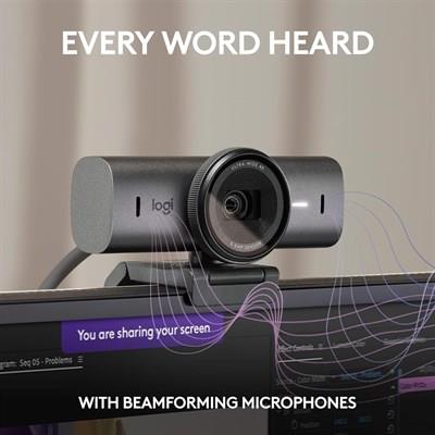 Logitech Master Series MX BRIO 4K Ultra HD Webcam - AI-Powered Image Enhancement