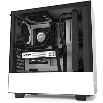 NZXT H510 Mid-Tower PC Gaming Case – Matte White