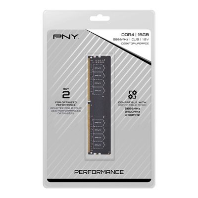 PNY Performance 16GB Desktop (PC4-21300) Memory DDR4 2666MHz 