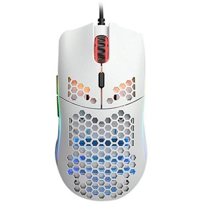 Glorious Model O Minus Gaming Mouse, Matte White, 58G (GOM-WHITE-1) Model O-