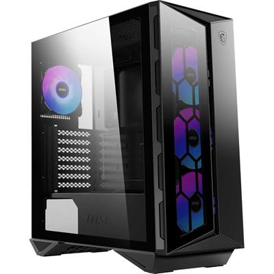 MSI MPG GUNGNIR 110R ATX Case, Tempered Glass, Optimized Cooling - Black