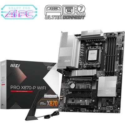 MSI PRO X870-P WiFi ProSeries Motherboard | AMD AM5 | High-Performance Professional Board