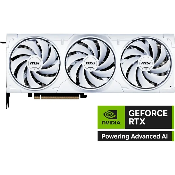 MSI Gaming RTX 5080 16G Ventus 3X OC White Graphics Card (16GB GDDR7, 256-bit