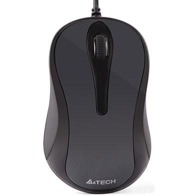 A4 Tech N-350 Mouse Wired Glossy Grey