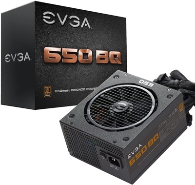 EVGA 650 BQ 80+ Bronze 650W Power Supply