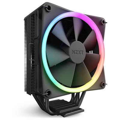 NZXT T120 Customizable RGB CPU Air Cooler | Black - White