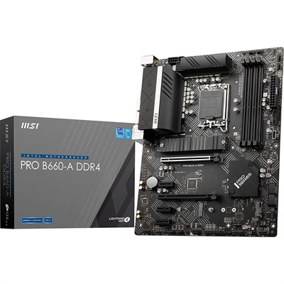 MSI Pro B660-A DDR4 ATX -Intel 12th Gen- Motherboard