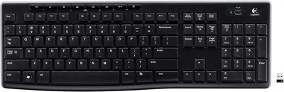 Logitech K270 Wireless Keyboard - Black