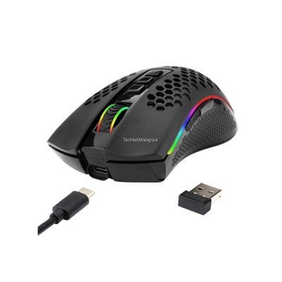 Redragon M808-KS Storm Lightweight RGB Wireless Gaming Mouse