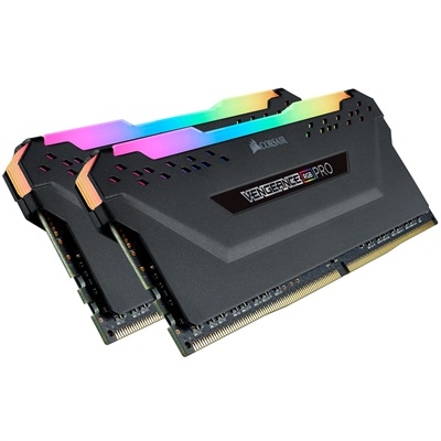 Corsair VENGEANCE® RGB PRO 16GB (2 x 8GB) DDR4 DRAM 4000MHz C18 AMD Ryzen Memory Kit — Black