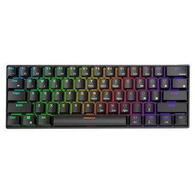 Royal Kludge RK61 Mechanical Keyboard RGB Bluetooth 3.0 Wired/Wireless - Brown Switches