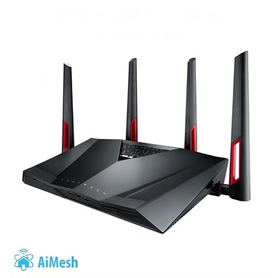 ASUS RT-AC88U Dual-band Wireless-AC3100 Gigabit Gaming Router with WTFast Game Accelerator