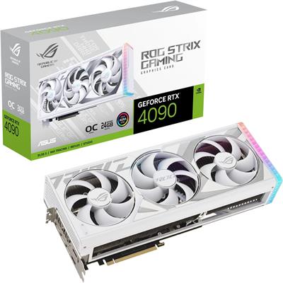 ASUS ROG Strix GeForce RTX™ 4090 White OC Edition Gaming Graphics Card (PCIe 4.0, 24GB GDDR6X