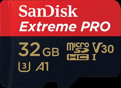 SanDisk Extreme PRO microSDXC™ UHS-I CARD 16GB - 32GB - 64GB - 128GB - 256GB
